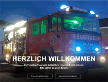 Tablet Screenshot of feuerwehr-schluechtern.de